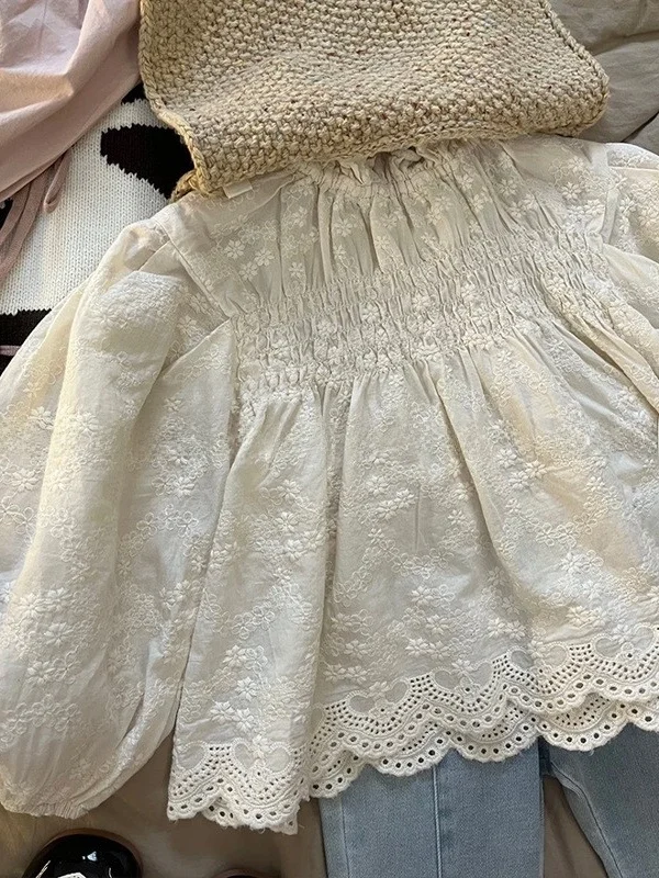 الفتيات محبوك awl الدنيم جرس بوت الرجعية الزي مجموعة ربيع الخريف Faionable الكورية Sle 2025 وصول جديد