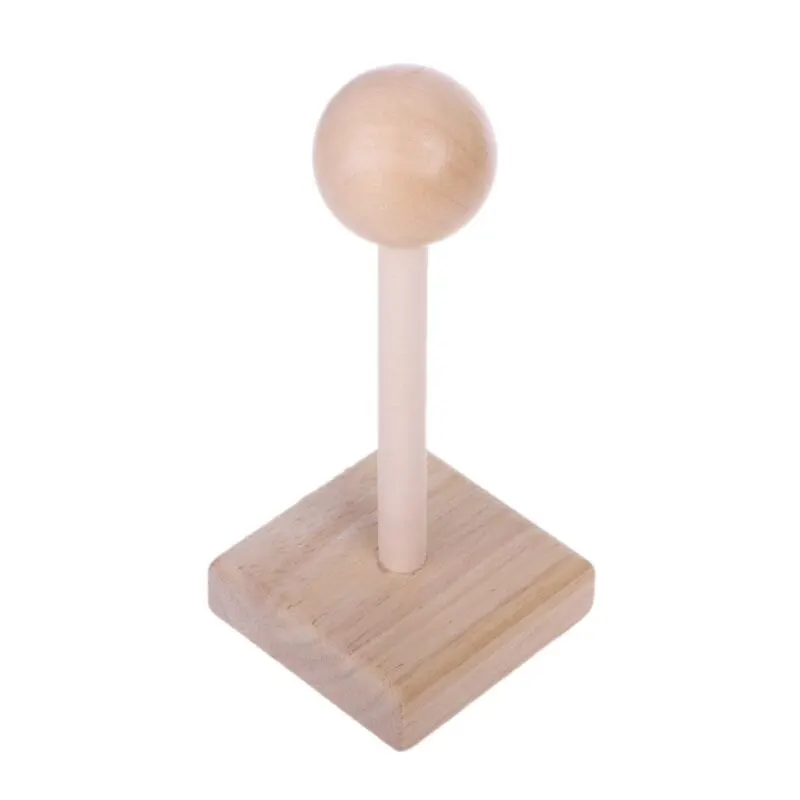 Bambini Arcobaleno Torre Ghiera Giocattolo di legno Cerchio impilabile Bambino Educazione della prima infanzia Puzzle Anello Montessoris Giocattoli Bambini
