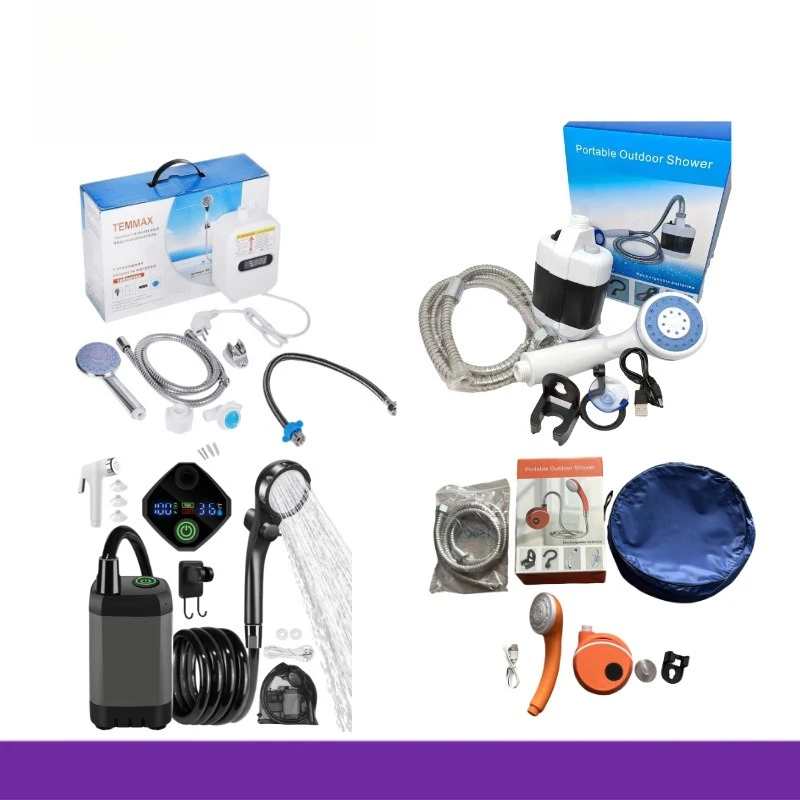 

Outdoor shower outdoor bathing artifact camping car wash shower head electric shower mini water heater