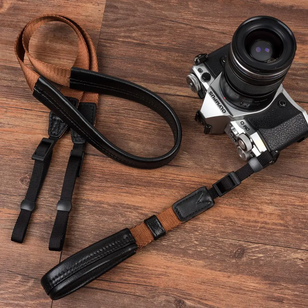 Original Handmade DSLR Camera Shoulder Strap Real Leather Simple Style Photography Neck Belt for Fuji XT20 XT30 XT3 XT4 XT5 XE4