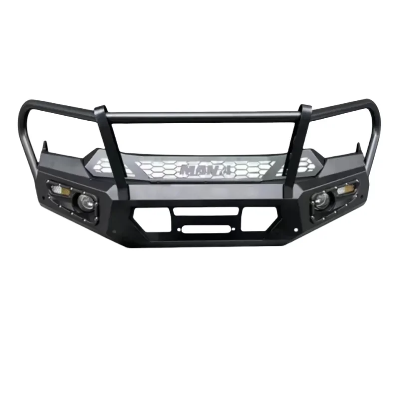 Brand New Front Steel Bumper With Illuminated Anti-Collision Beam Off-Road Body Kit Fog Light Cut-Outs For Isuzu D-Max 2019+