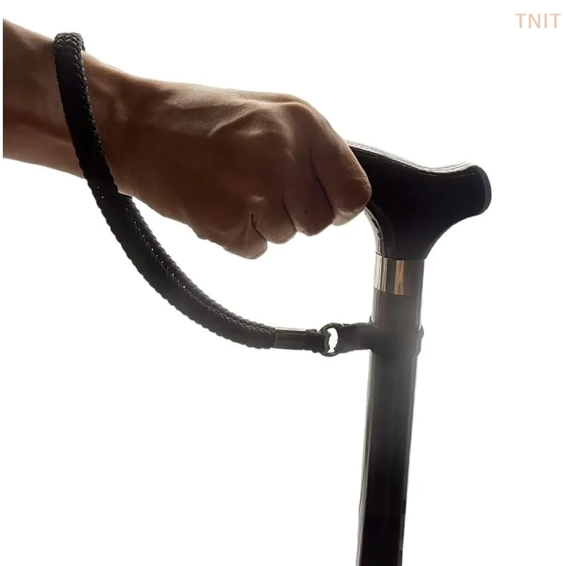 [J] 1Pcs Anti-Lost Universal Lanyard Wear-Resistant Walking Stick Wrist Straps For Seniors Outdoor Travel
