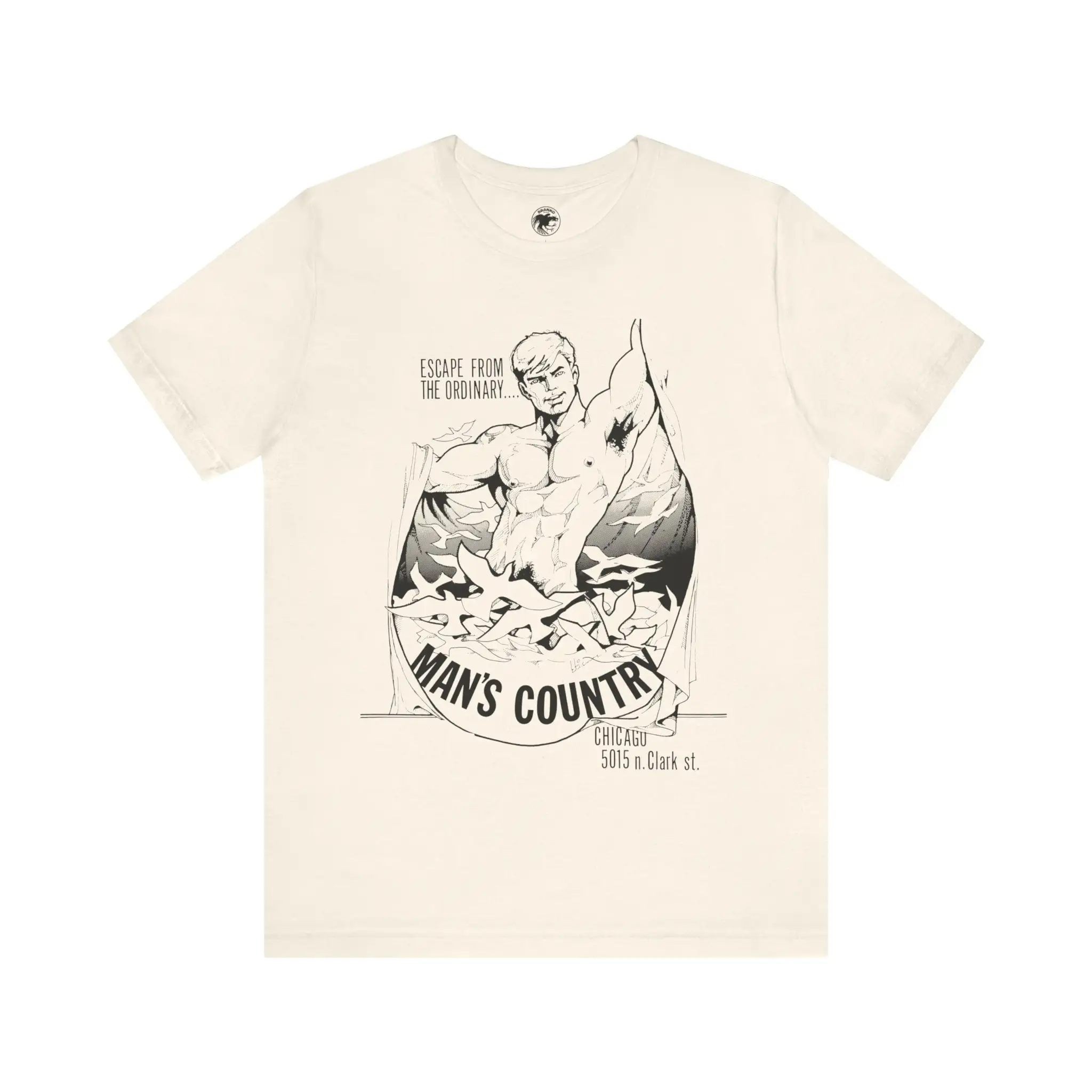 T-shirt Country Chicago Bathhouse pour homme, 1973, 2017