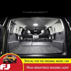 4Pcs/Set For Toyota FJ Cruiser High Brightness Reading Lamp Car Front/Middle Row Reading Light Interior LED Trunk Reading Light