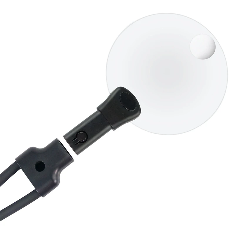 Top-Portable Neck Flexible Magnifier Hanging 3X 10X Magnifying Glass Loupe For Seniors Reading Sewing Jewels