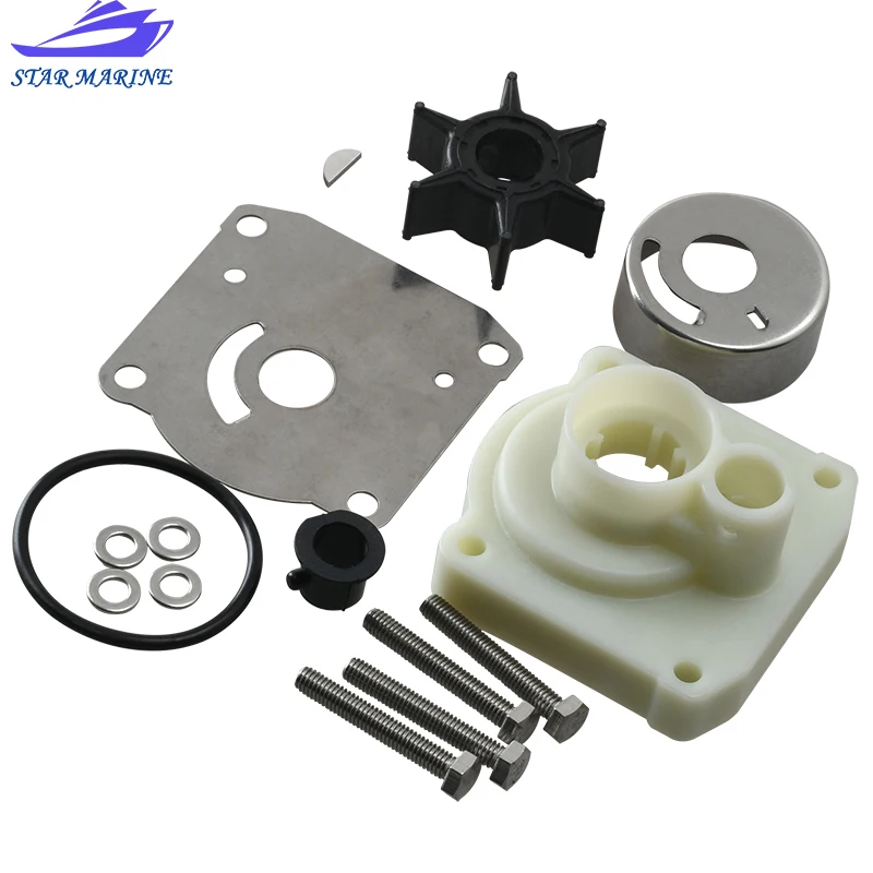 

61N-W0078-00 61N-W0078-11 Water Pump Impeller Repair Set Kit Fit for Yamaha 4-Stroke F25 25hp 2 STROKE C30 1993-1997 61N-W0078