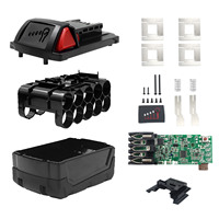 Compatible with M18 18V Battery Case Repair Kit 10-Cell 3.0Ah 4.0Ah 5.0Ah 18650 Batteries Broken Plastic Case Replacement Repair