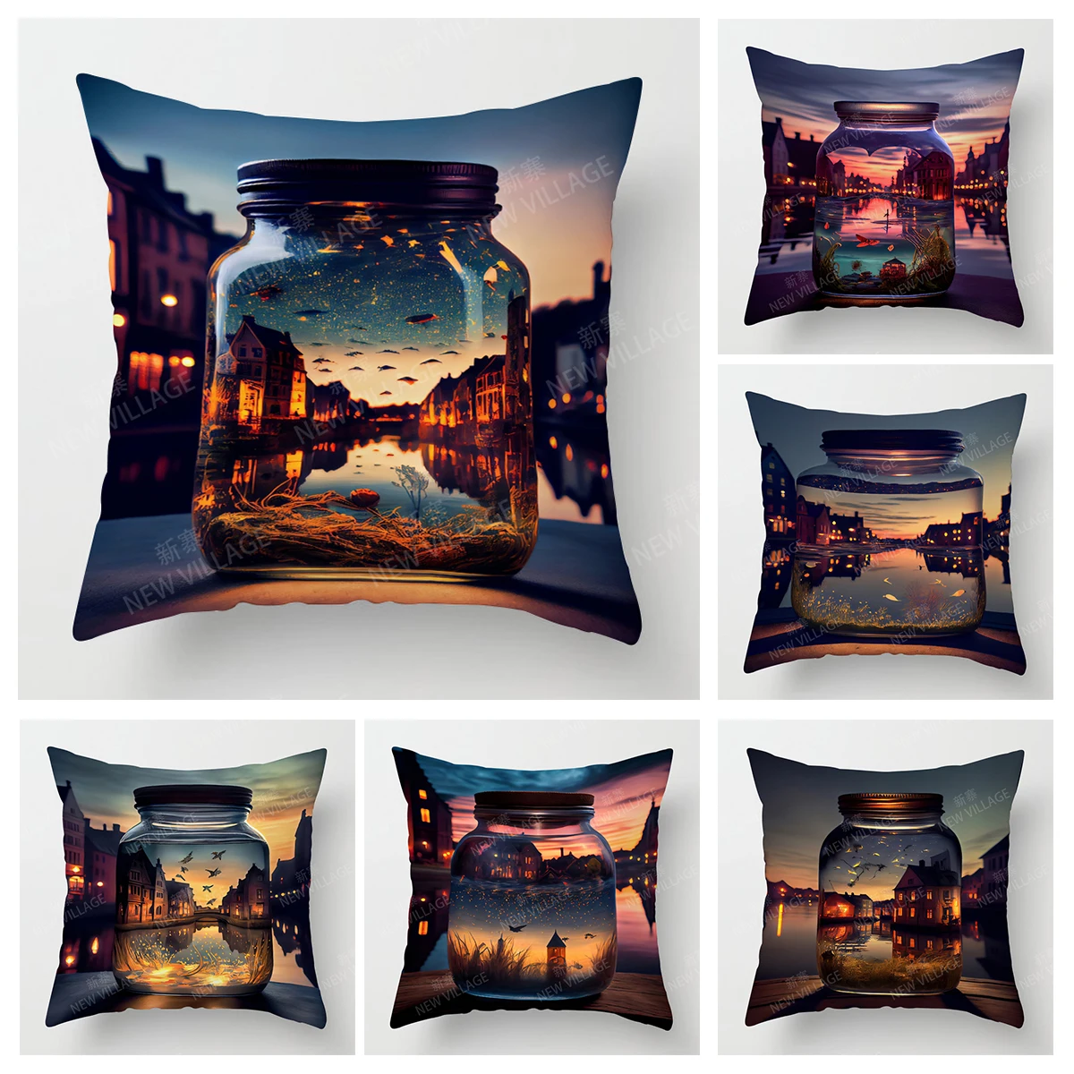 Home living room natural and Animal Styles decoration cushion cover home  throw pillow covers45*45 pillowcase40x40cm 50x50 45x45