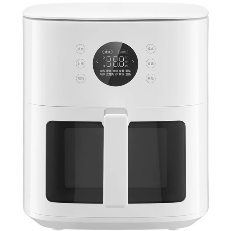 Household 6L Visible Air Fryer, Multifunctional Electric Cooker, Non-stick Surface & Metal Cavity