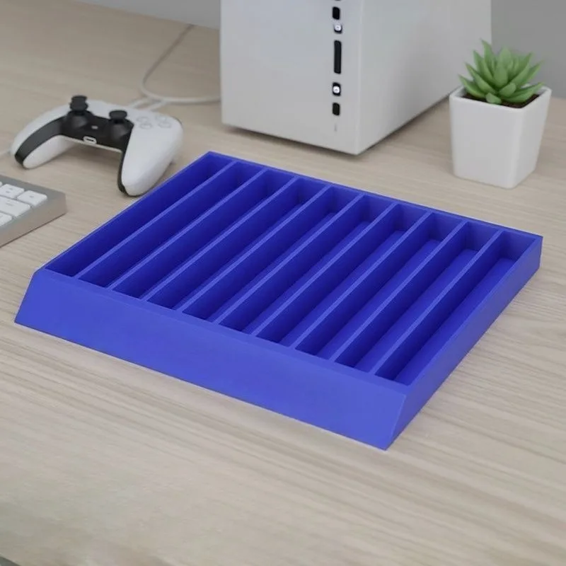 Game Cassette Storage Shelf Desk Minimalist Miniature Organizer CD Shelf Aesthetic Creative Game Disc Shelf Home Storage Rack
