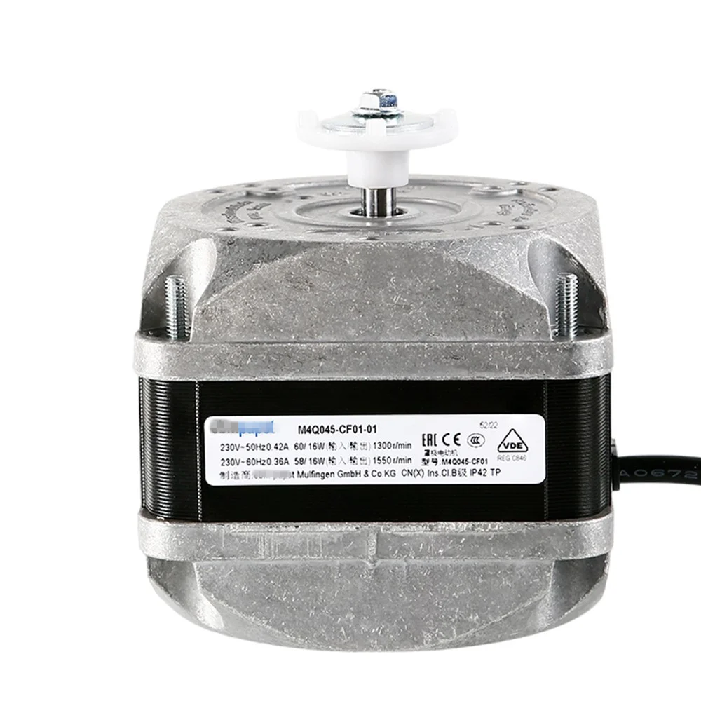 Imagem -04 - Motores Sombreada Pole Motor Square Body para Refrigeração Fan Motor Refrigeração M4q045-cf0101 Ac230v 60w 16w