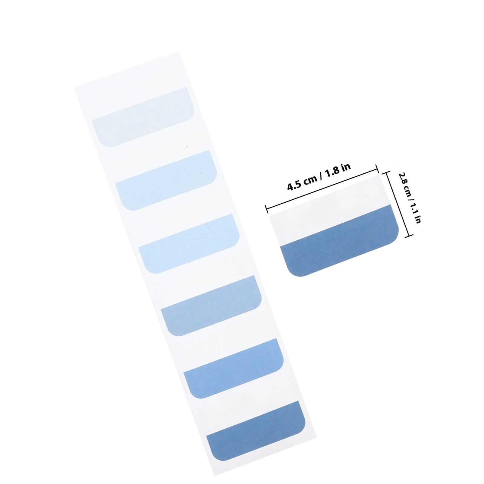 3 Buah Label Perekat Berwarna Cerah yang Dapat Ditulis untuk Buku dan Buku Catatan, Identifikasi Cepat, Label Indeks dengan Perekat Kuat