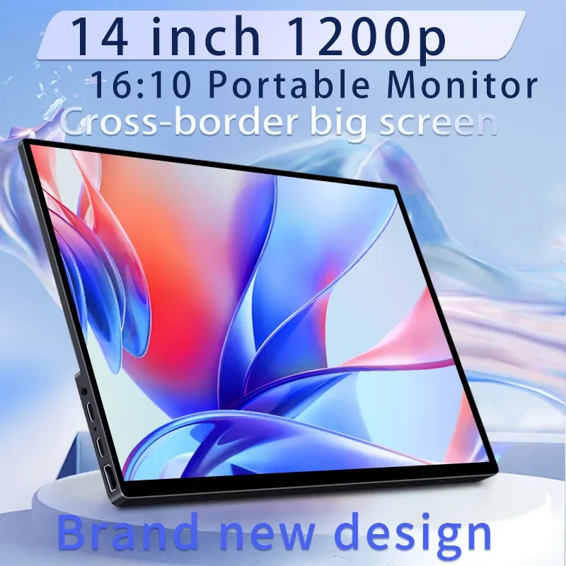 VCHANCE-Monitor portátil de 14 pulgadas, pantalla táctil FHD de 1920x1200p, pantalla de viaje compatible con HDMI para ordenador portátil, teléfono,