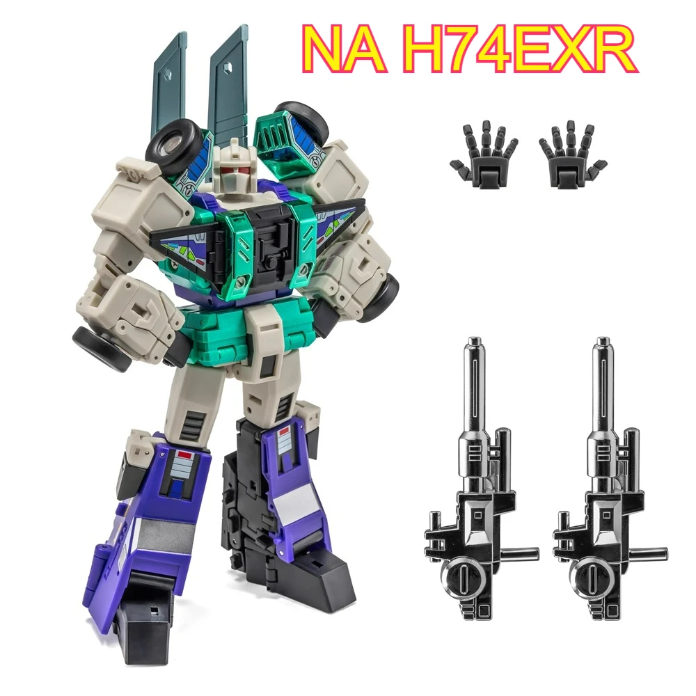 

NEWAGE NA H74EXR Sixshot - US Version Electroplated Exclusive, Micro-Scale Transformable Toy