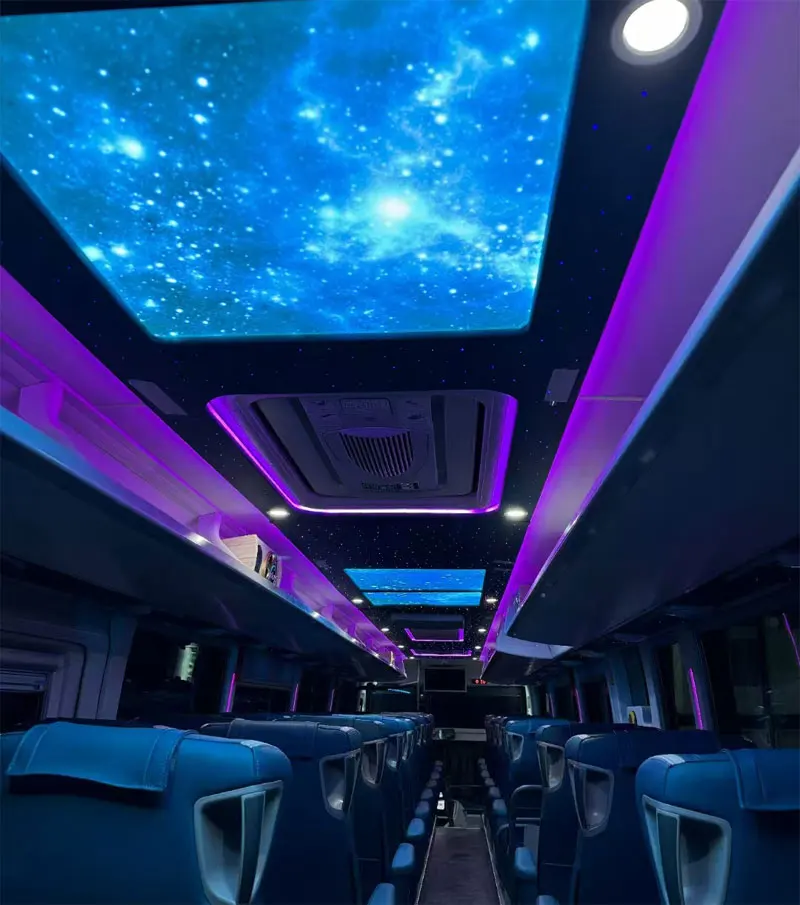 Star Moon LED Atmosphere Light Refitting Interior Upgrade for Bus, Van, RV Vehicles