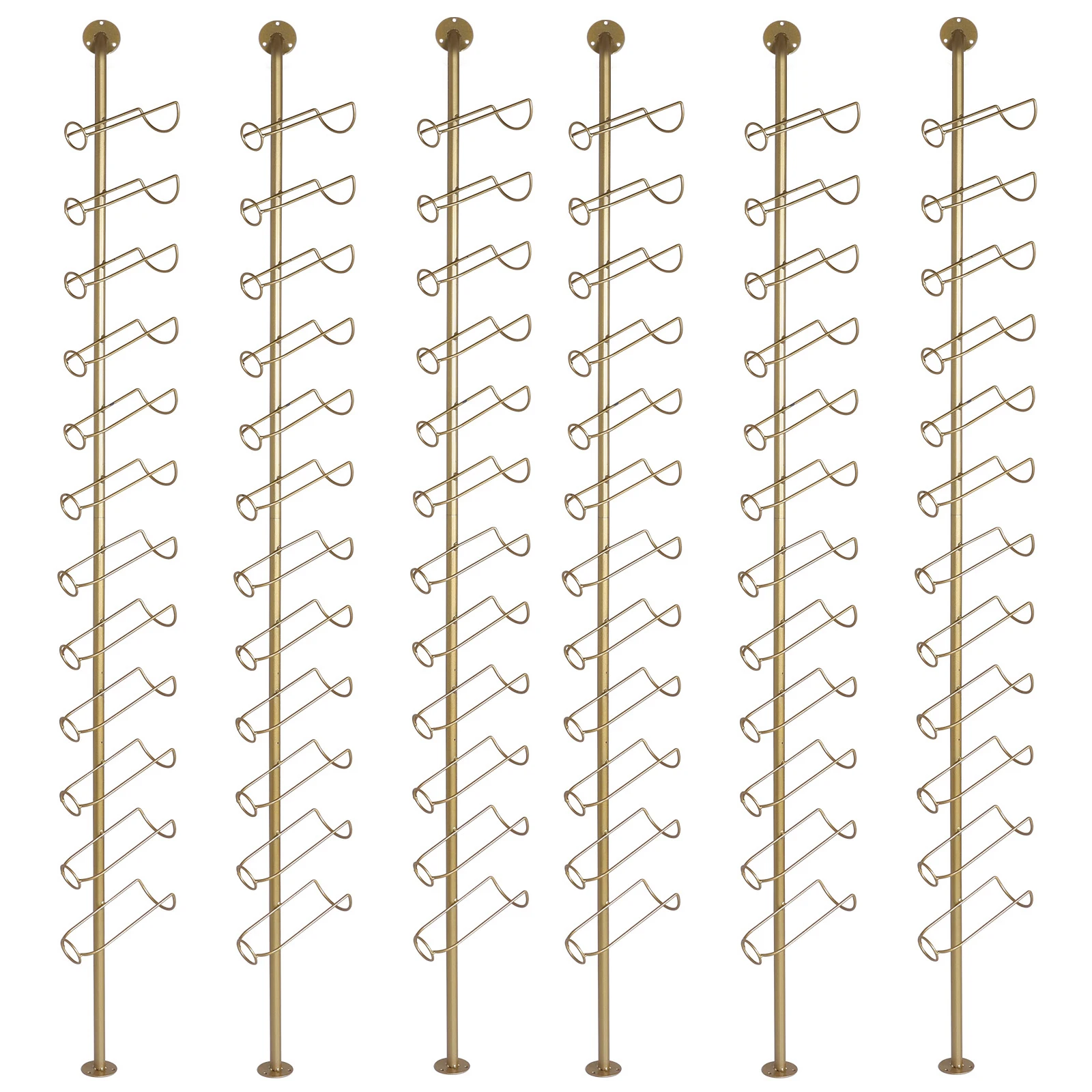 Detachable Wine Storage Organizer for 12 Wine Bottles 3/6 Pack Modern Wine Rack Space-saving for Bar Cellars Kitchen Dining Room