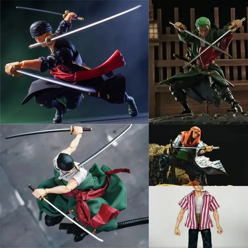 One Piece 1/12 Maßstab Handgefertigtes Piratenjäger Roronoa Zoro Klassisches Hemd-Set für SHF Actionfiguren-Körper – Detail 1