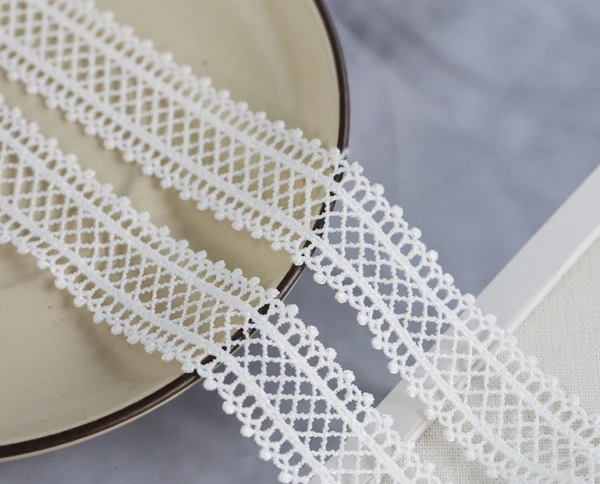 1yard Width:2.30cm( 0.92”inch) Quality Embroidery Graph Lace Trim ribbons Fashion Laces DIY sewing Handmade Craft(SSA-1010)