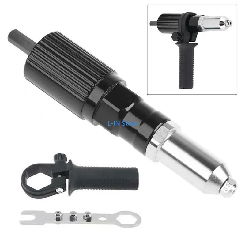Compact Riveter Insert Nut Tools Electric Riveting Machine Riveting Drill Adapt