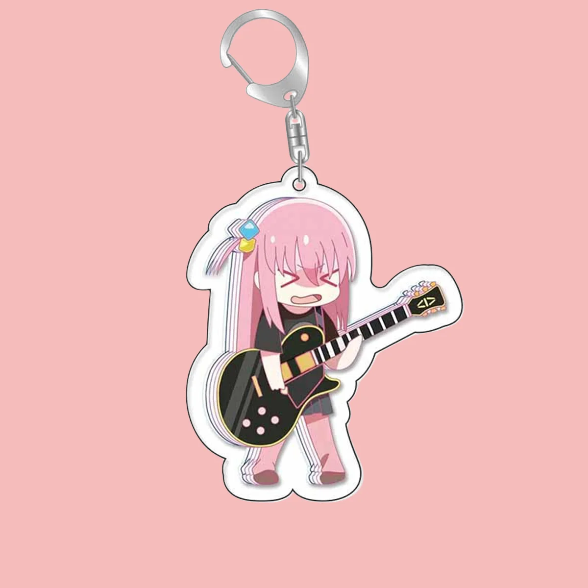 Anime Acrylic Keychain Bocchi the Rock Cartoon Character Pendant, Suitable for Bags and Keys,cosplay gifts Perfect Gift for Fans