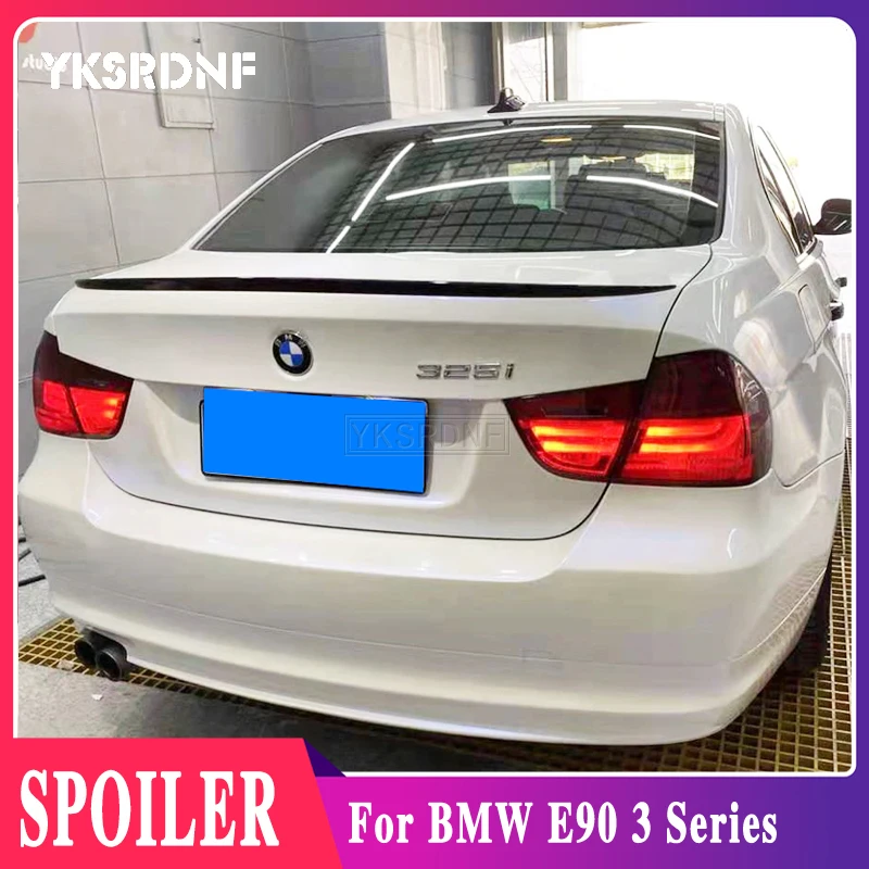 YKSRDNF For BMW E90 3 Series 2005-2011 M4 STYLE Spoiler Wing Auto Racing Car Styling ABS Material Tail Trunk Spoiler Wing