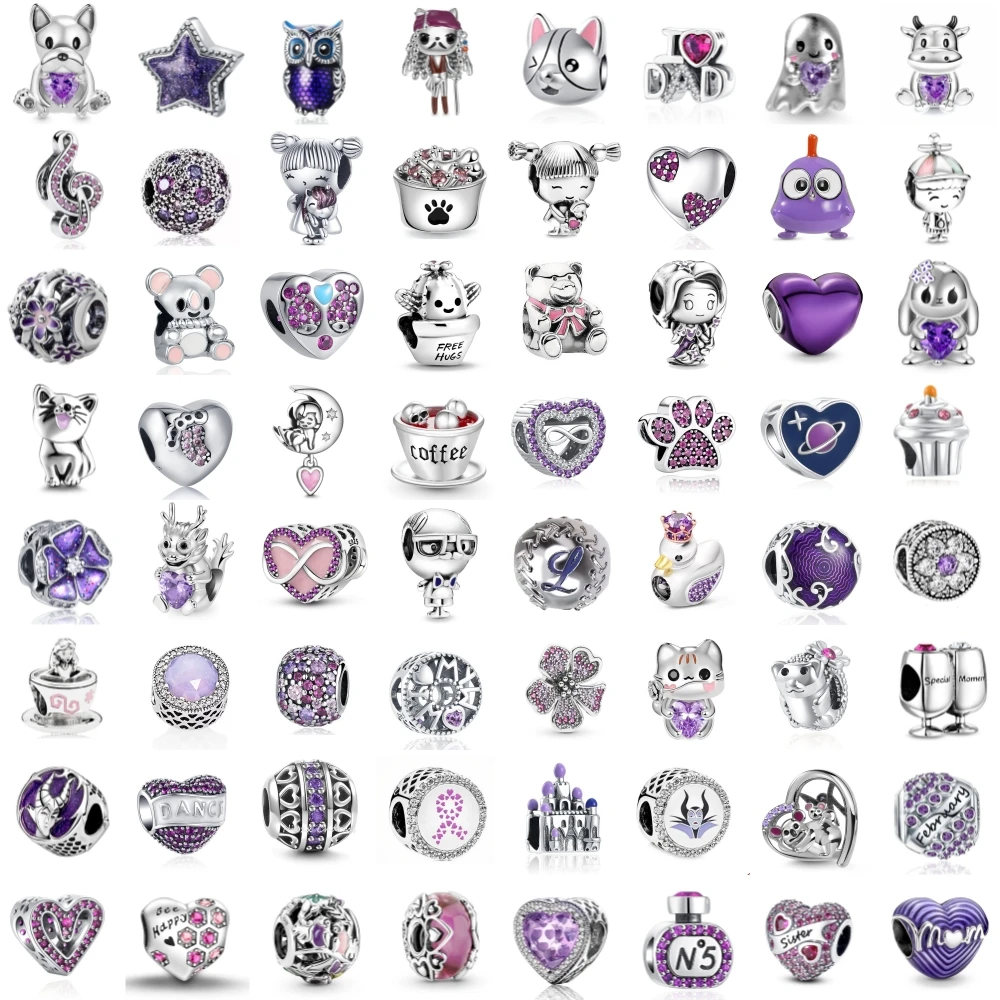 New 925 Sterling Silvering Pirate Rabbit Cake Musical Notes Fine Beads Fit Original Pandora Charms Bracelet Women DIY Jewelry