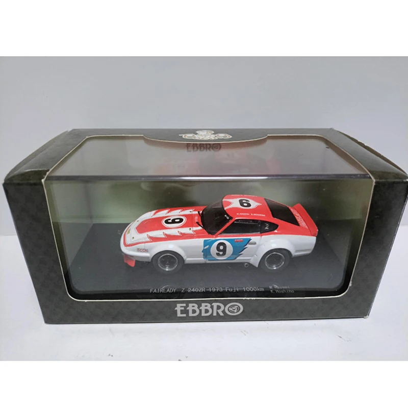 

Ebbro 1:43 Fairlady Z 240ZR Fuji 1973, модель гоночного автомобиля из сплава, классическая сувенирная подарочная игрушка для взрослых, статический дисплей