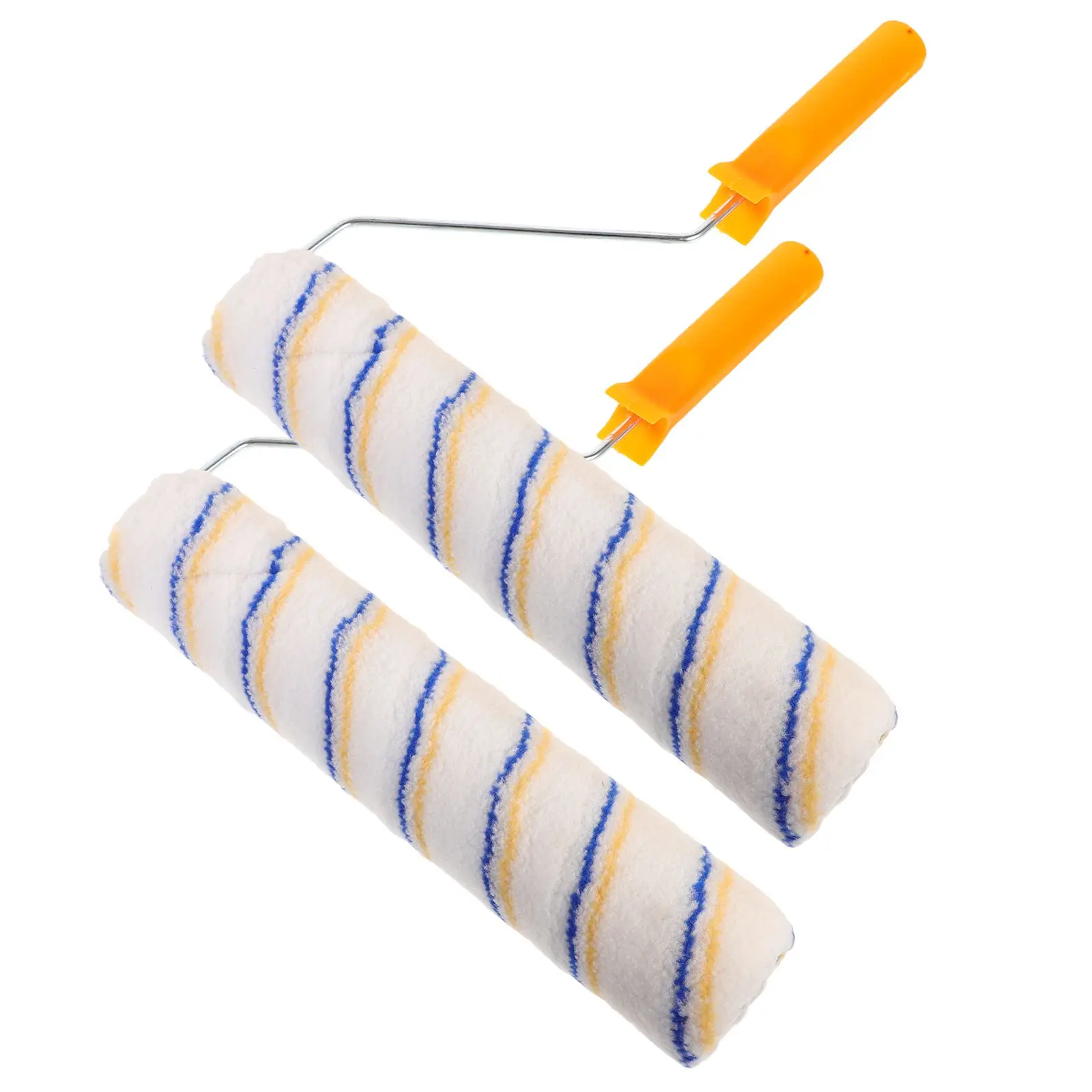 

2 Pcs Paint Brushes Efficient Roller Wall Assorted Color Painting Tool Washable Covers Reusable