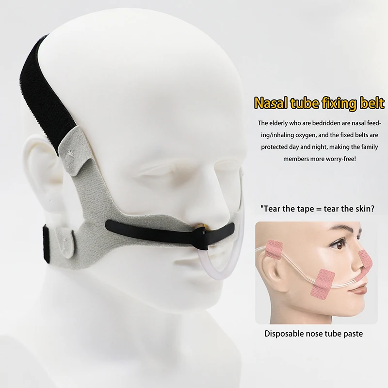 

Comfort Hypoallergenic Oxygen Nasal Cannula Headband Ear Oxygen Tubing Protectors Elastic Nasal Oxygen Tube Fixation Strap