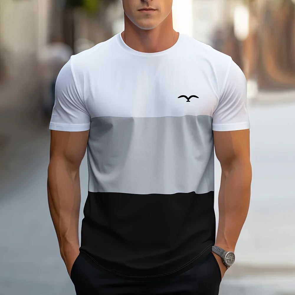 Thumbnail 2 - #51 Latest Mens Striped T-Shirts Offers