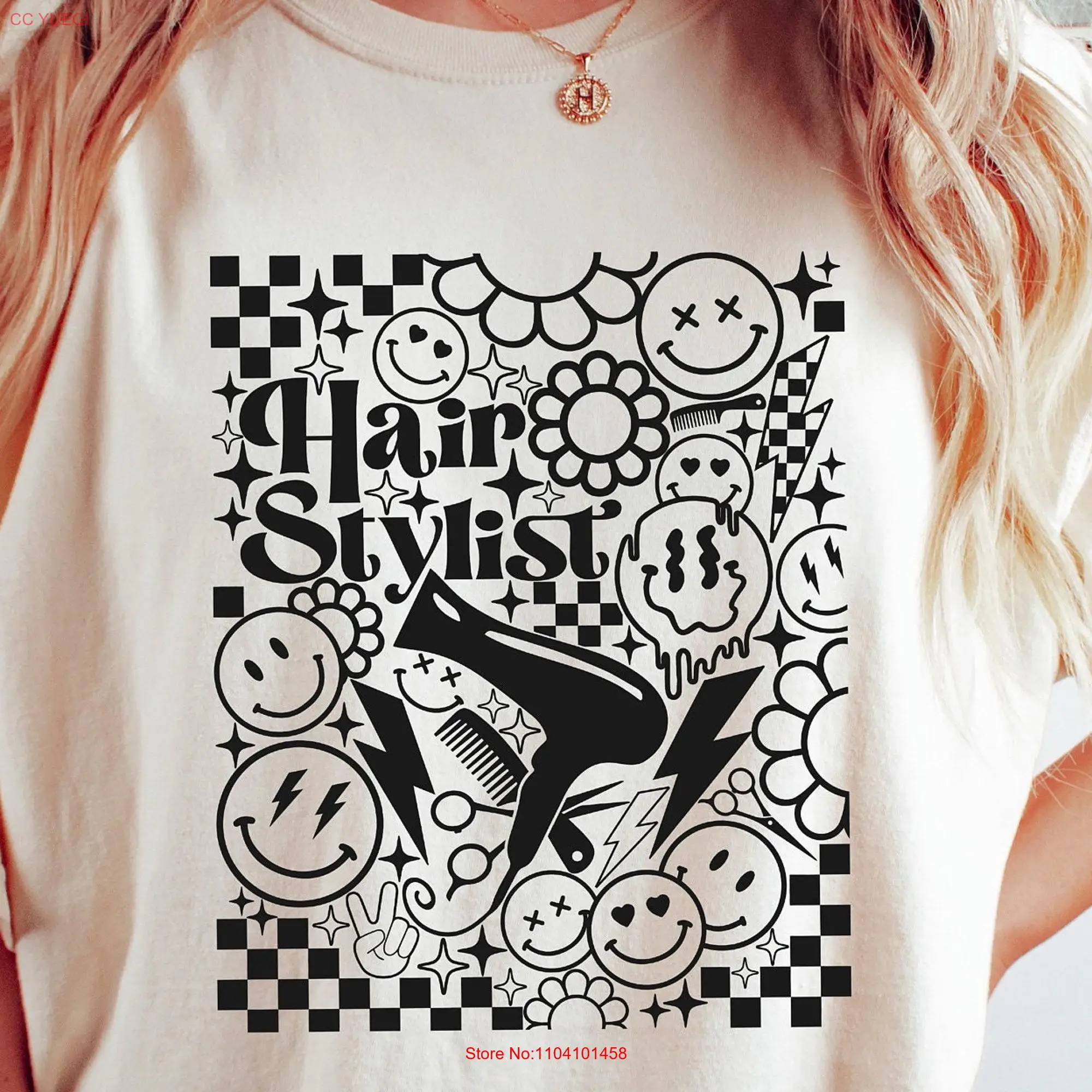 Hair Stylists T Shirt Stylist Dresser Funny for Hairdresser Cute long or short sleeves