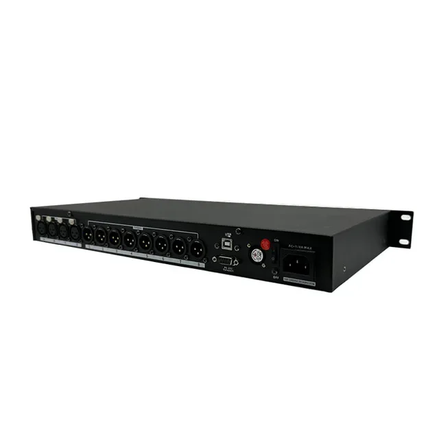 Factory direct sales 4 input 8 output Dsp digital audio processor Professional stage audio equipment