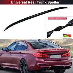 BMW 3/5 시리즈 E90 F10 F30 G02 G30 525i 530i X3 X4 M5 리어 스포일러 용 범용 카 리어 윙 립 트렁크 스포일러 확장 뚜껑