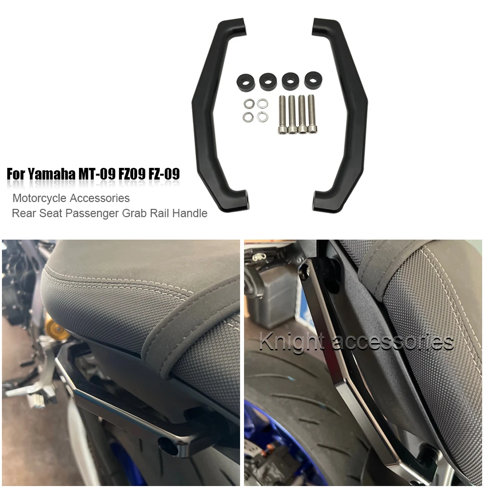 

For MT-09 Rear Grab Bars MT09 SP MT 09 2021-2023 Motorcycle Accessories Rear Seat Pillion Passenger Grab Rail Handle