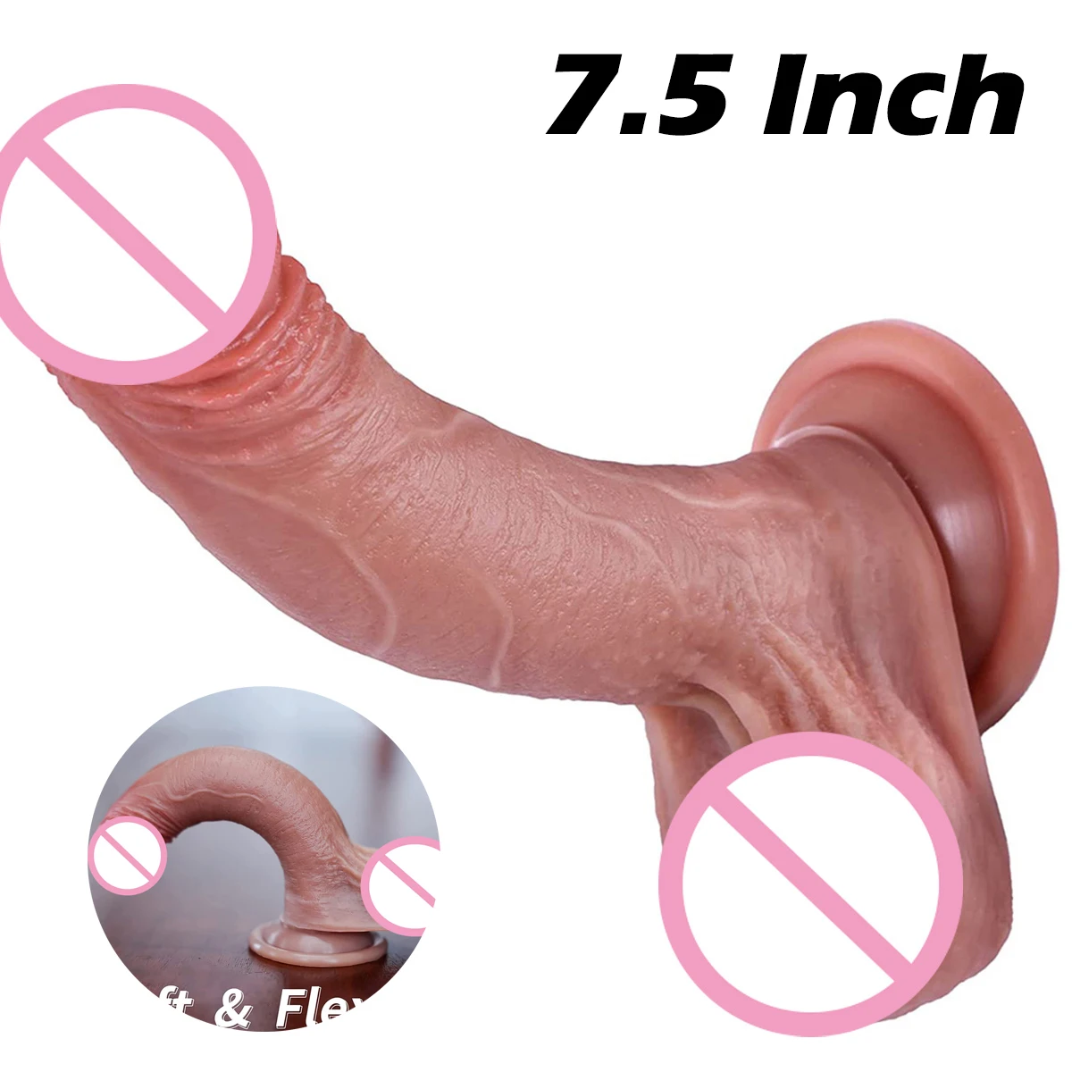 

Realistic Dildo Silicone Huge Big Fake Artificial Penis Butt Plug Women Masturbator Anal Vagina Sex Toy For Women Gay Dick 18+ ﻿