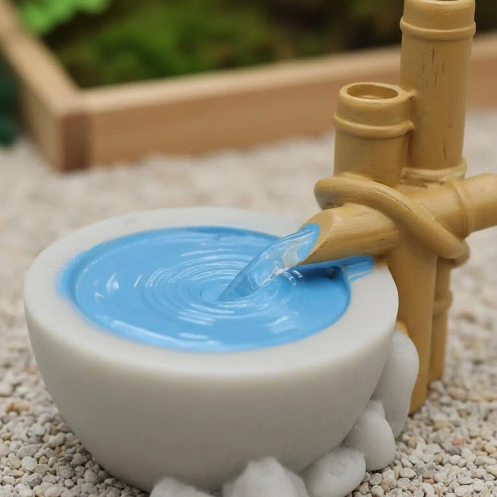 Detailed Resin Landscape Feature Garden Bridge Statue for Micro Landscape DIY Dollhouse Decor Fairy Garden Outdoor Art