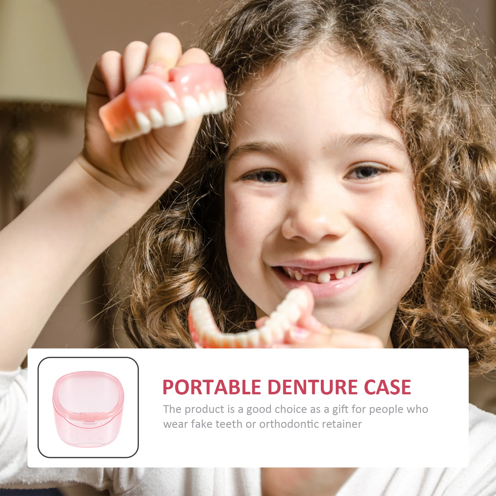 

Retainer Cleaner Case Container Portable Holder Pc Cleaning Travel for Retainers