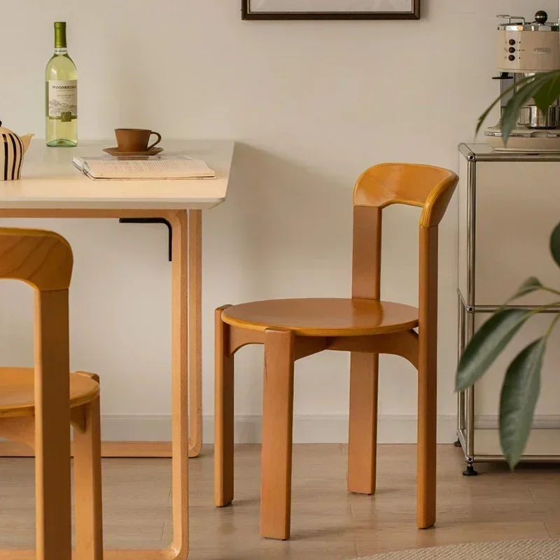 

Balcony Unique Dining Chairs Wood Classics Comfortable Kitchen Bar Stools Living Room Chairs Low Sillas Para Comedor Furniture