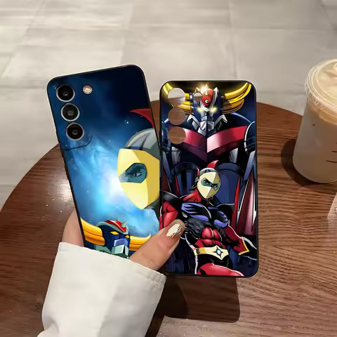 UFO Robot G-Goldoraks Phone Case For Samsung S25 S24 FE S23 S22 S21 Plus S20 Ultra Note20Ultra Black Soft Shell