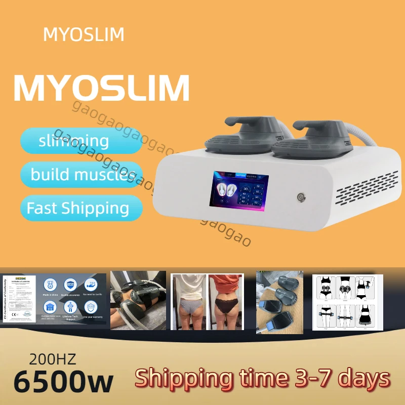 

15 T 6500W Myoslim Muscle Stimulator RF Body Sculpting Myoslim NEW Portable Machine Slimming Weight Lose