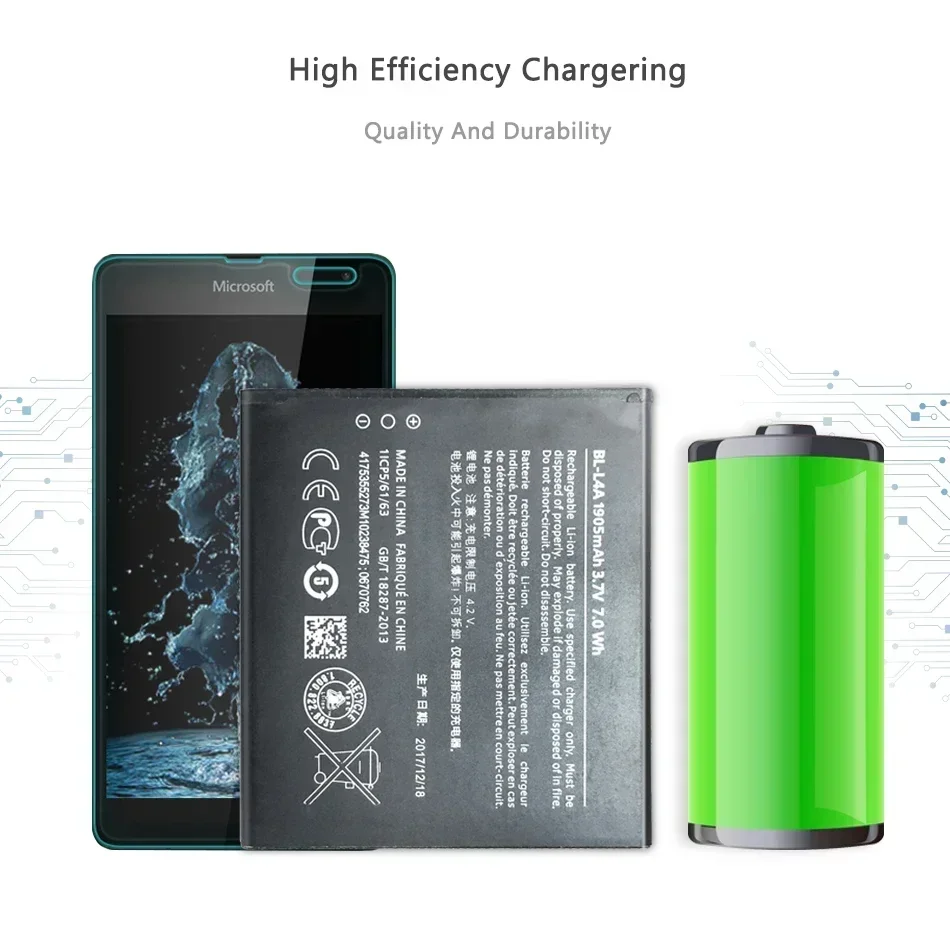 Mobile Phone Batteries BL-L4A BL L4A  2200mAh For Nokia Lumia 535 Lumia 830 RM984 RM-1090 RM-1089 BLL4A Portable Battery