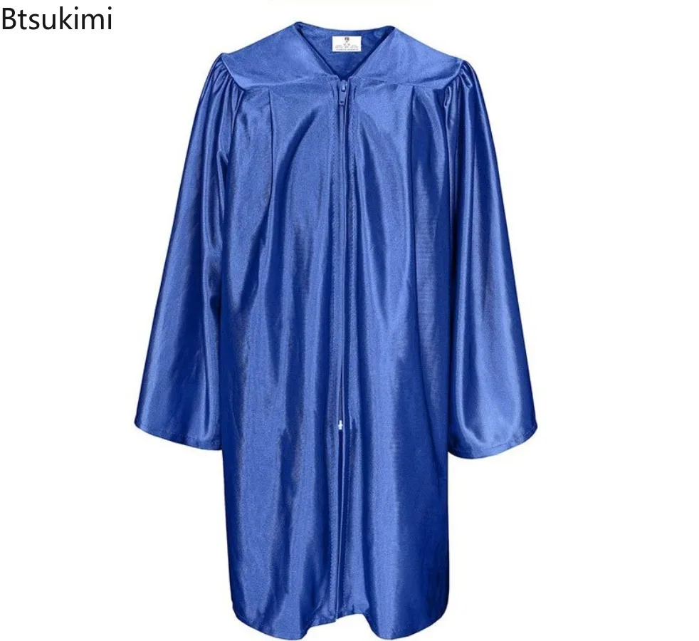 Children's Doctoral Degree Gown Boys Girls Graduation Clothing Kindergarten Children Graduation Bachelor Stage Performance Robe