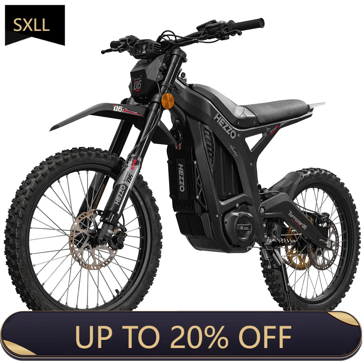 SXLL HEZZO D6 72V 13000W Electric Motorcycle Middrive Ebike E Dirtbike 40Ah 90km/h 400Nm 135Km Electric Enduro Motorbike Talaria
