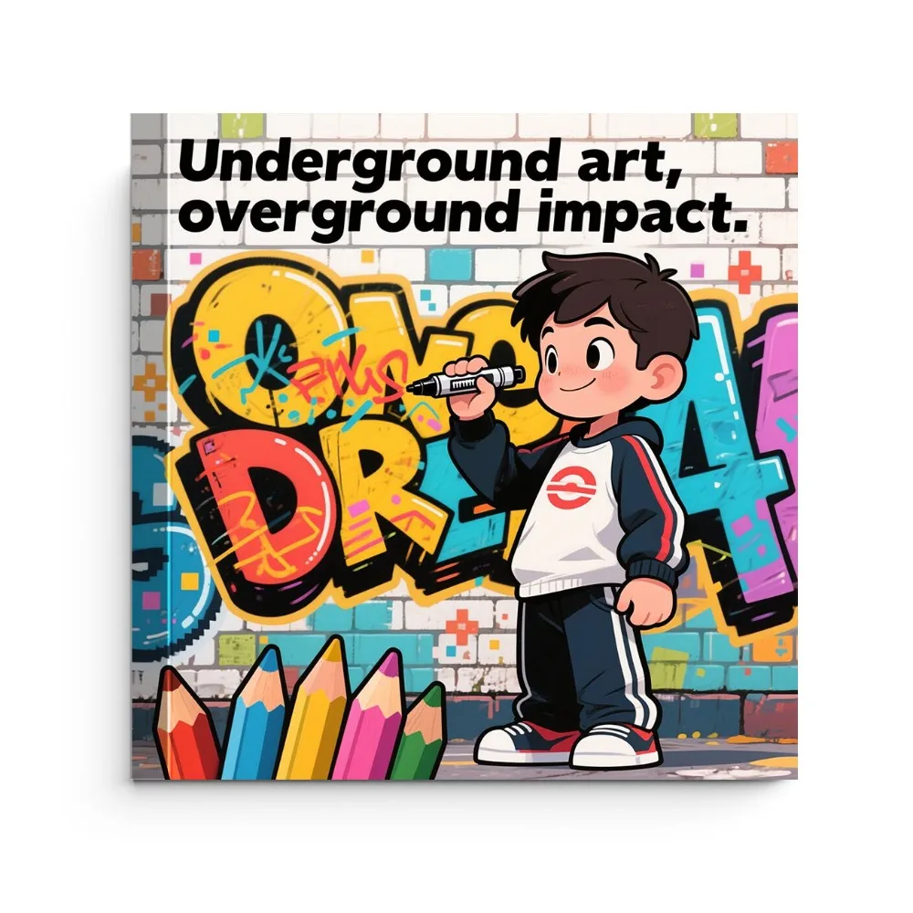 High Quality Street Graffiti Cartoon Coloring Book Stress Relief Healing Parent Child Companion Rich Street Themes Free Brushes