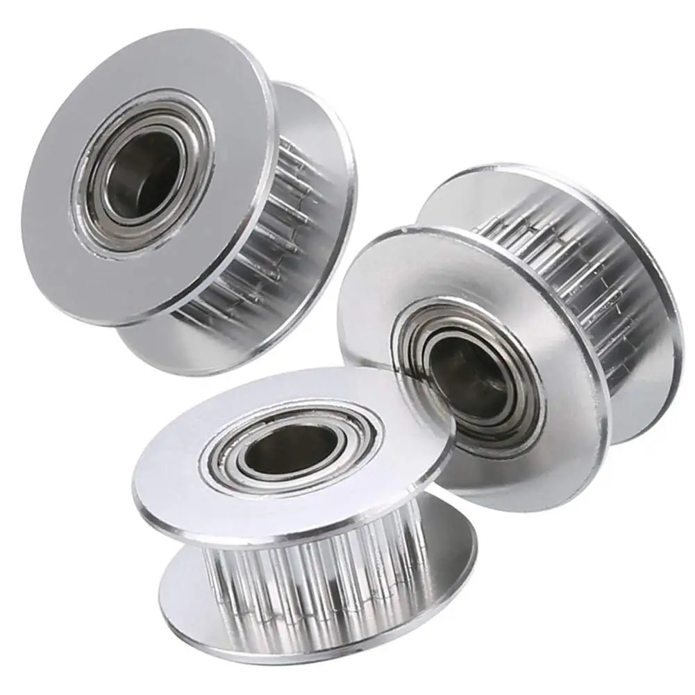

AEF7-GT2 Idler Timing Pulley Bearing 20T(20 Tooth) 5Mm Bore 20 Teeth Suitable For 6Mm Belt Reprap 3D Printer(10Pcs)