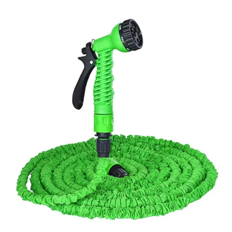 

Expandable Garden Hose 25ft 50ft 75ft 100ft 150ft Rubber Hose Gun Promotional High Pressure Serpentine Garden Hose