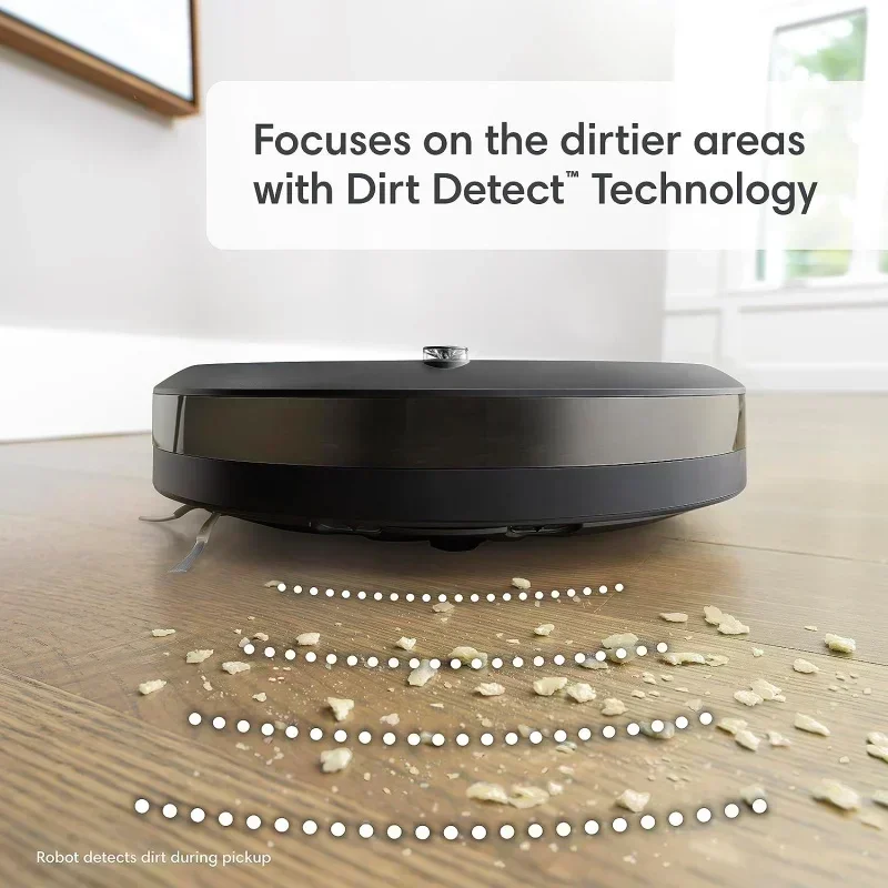 DD2iRobot Roomba Combo i5 Самоопорожняющийся робот-пылесос и швабра, очистка помещения с интеллектуальным картографированием, снимает самостоятельно для 60 дней,