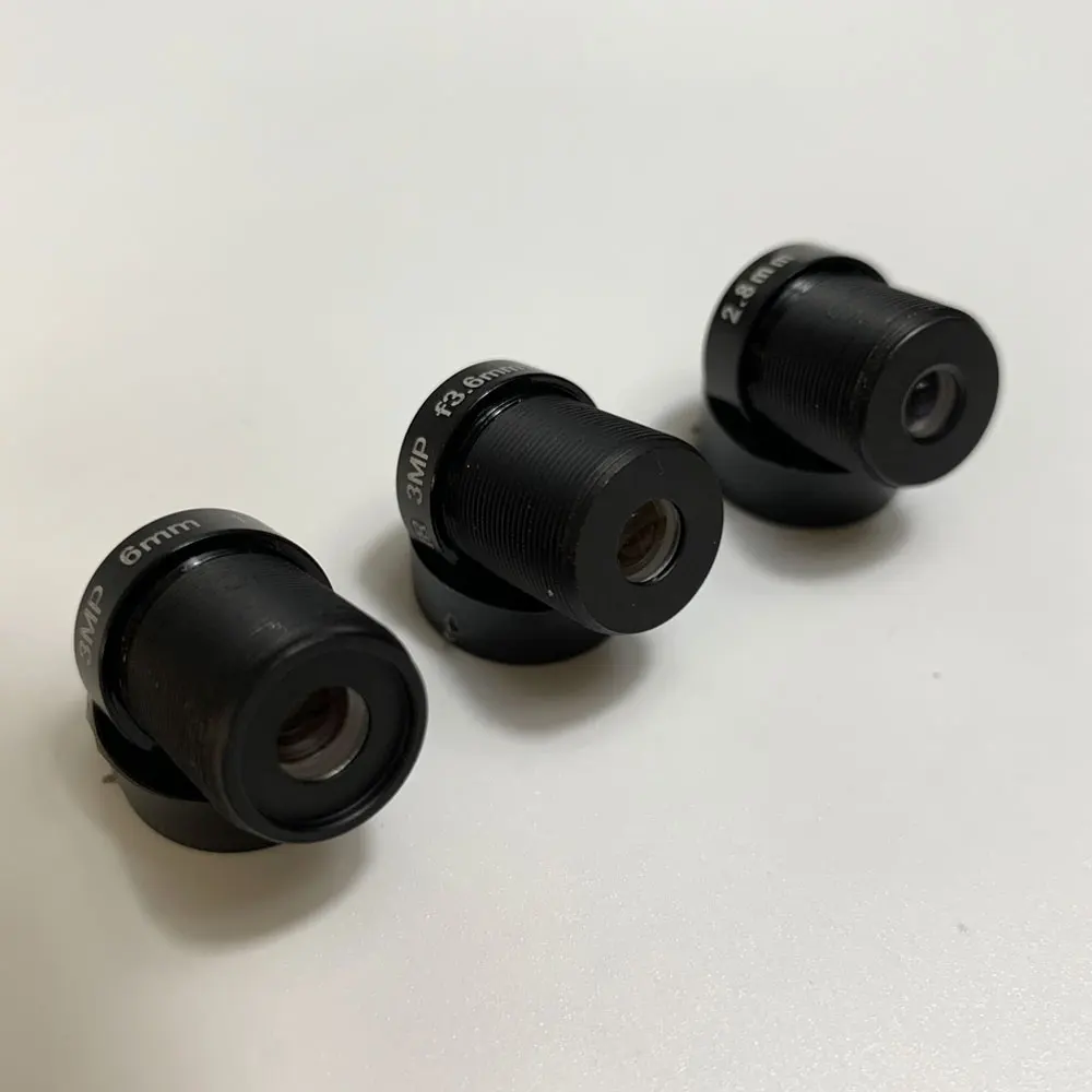 HD 3mp 2.8mm 3.6mm 6mm 120 Degree Wide Angle CCTV IR Lens M12 for