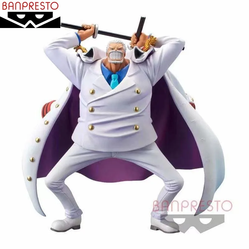 

In Stock Original BANPRESTO Bandai One Piece Anime Monkey D Garp Action Figures Collectible Ornaments Model Magazine Dreamland