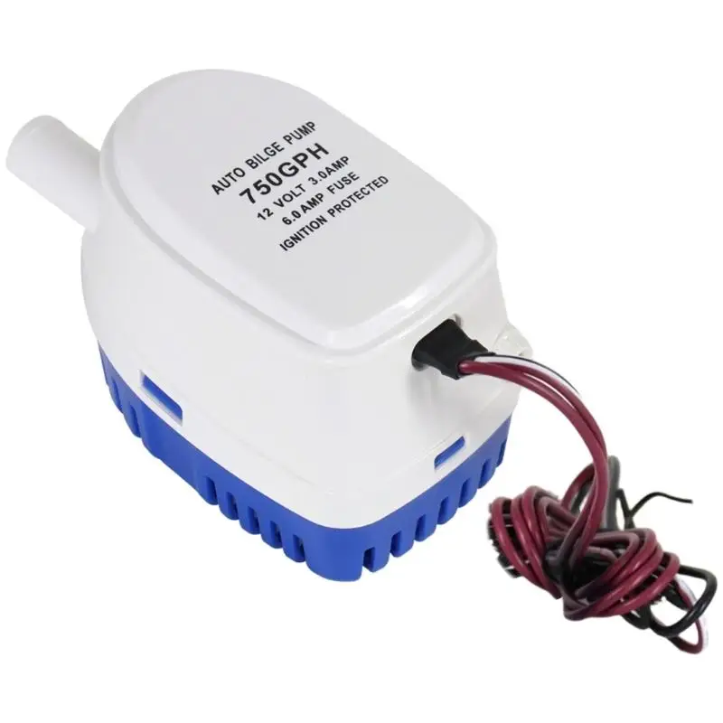 Lightweight Automatic Boat Bilge Pump 750GPH Easy Installation For Canoes Kayaks